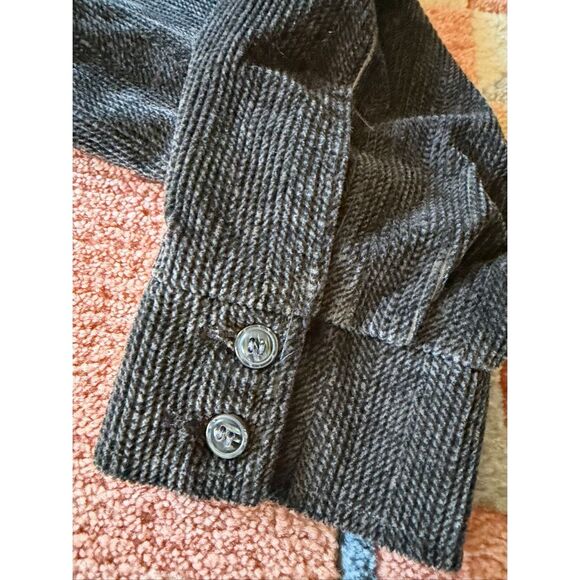 Mr Style Vintage Dark Gray Corduroy Bomber Jacket Cyprus Men’s L - Picture 5 of 10